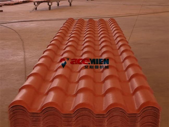 pvc roof glazed tile sheet extrusion line